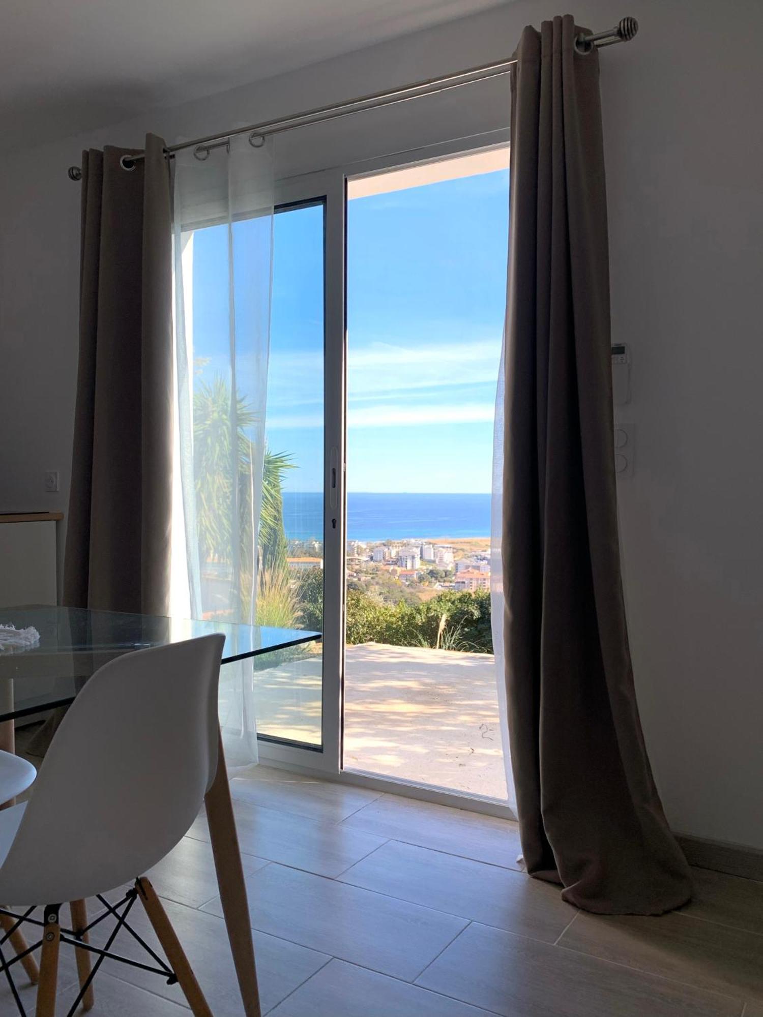 Logement Entier Vue Mer Bastia  Extérieur photo